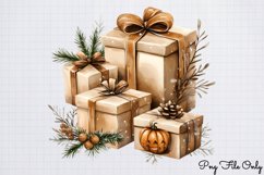 Cozy Christmas Clipart PNG Product Image 1