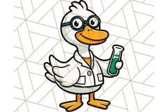 Goose Occupation Clipart PNG, Cute Job-Themed Graphics Product Image 3