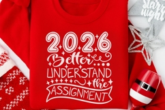2026 Better Understand The Assignment Svg, New Year Svg. Product Image 4