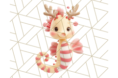3D Under the Sea Christmas Clipart, Ocean Christmas PNG Product Image 3