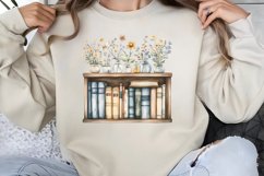 Boho Bookshelf Clipart PNG Product Image 1