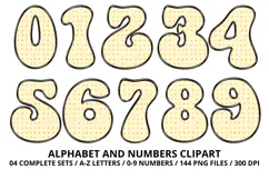 Honey bee Alphabet png clipart, honey bee letters doodle Product Image 5