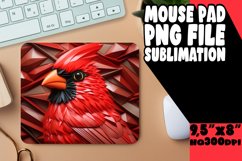 3D Puff Holiday Mouse Pad Sublimation Winter Design Product Image 1