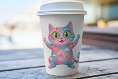 Whimsical Summer Cat Png Clipart Product Image 5