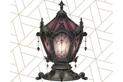 Gothic Halloween Clipart Dark Aesthetic PNG, Halloween Png Product Image 3