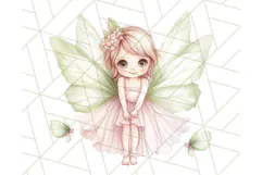 Pastel Fairies and Butterflies PNG, Spring Fantasy Clipart Product Image 3