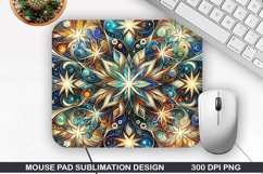Fireworks Mouse Pad Sublimation, 4th Of July Mouse Pad PNG Product Image 1