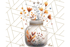 Cottagecore Halloween Clipart Cozy PNG, Autumn Fall Png Product Image 3