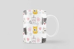 Cat Floral V03 Seamless Patterns Collection Product Image 2