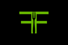 Simple FF Fork Restaurant Logo Product Image 2