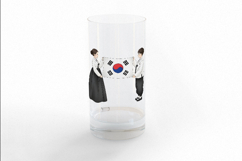 Student Pair Facing Taegeukgi Shared Pride PNG Product Image 3