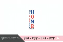 Welcome Porch Sign SVG,Home decor SVG,Welcome SVG Product Image 1