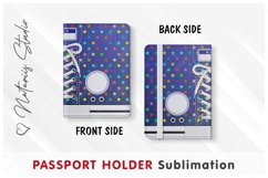 2 Sneaker patterns - Passport Holder sublimation. Product Image 7