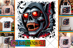 Timeless TOTE BAG Ideas PNG, Skull Product Image 1