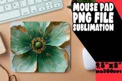 Enchanted Petals: 3D Floral Mouse Pad Designs PNG Product Image 1