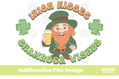 Happy St Patrick&#039;s Day PNG DTF Irish Lucky Leprechaun Beer Product Image 1