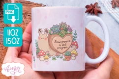 Self care mug wrap sublimation, Mental Health mug PNG Product Image 1