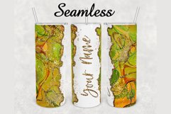 Watercolor Gold Marble 20 oz sublimation design tumbler Product Image 1