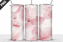 Flowers Tumbler Design | Valentine's Day Tumbler Wrap Product Image 4