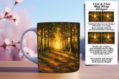 Blossoming Landscape Mug Decor: Sublimation - Spring Product Image 1