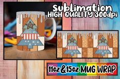 Whimsical nights sublimation print wrap, Christmas Product Image 1