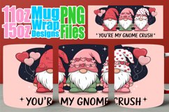 15x Easy Sublimation Mug Wrap , Love Gnome Product Image 10