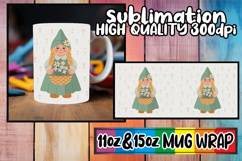 Heartfelt wishes 11oz 15oz mug wrap, Gnomes Product Image 1