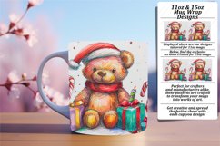 Festive Holiday Mug Wrap 11oz 15oz Sublimation Product Image 1