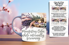 Whimsical 15oz Mug Wrap Png Artwork , Girl Quote Product Image 1