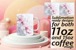 Lily Serenity: Sublimation Mug Wrap 11oz 15oz Product Image 1