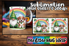 Playful mornings 11oz 15oz sublimation wrap, St Patricks Product Image 1