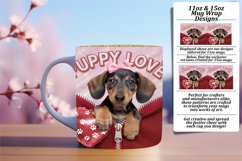 Sleek 11oz Mug Wrap Png Artwork , Valentines Product Image 1