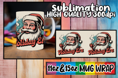 Soft whispers 11oz 15oz mug wrap, Christmas Product Image 1