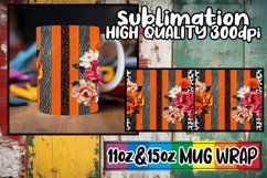 Elegant 3D Leopard Floral Mug Wrap Patterns Product Image 1