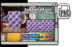 Polished 3D Puff Pattern Mug Wrap Product Image 1