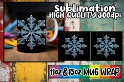 Seasonal Snowflakes Drinkware Art Product Image 1