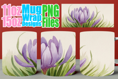 Happy vibes 11oz 15oz sublimation wrap, Flowers Product Image 1