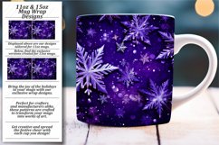 Twinkling Snowflakes Splendor: Christmas Mug Sublimation Product Image 1