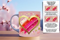 GORGEOUS PNG Mug Wrap Design 15oz , Heart Product Image 1