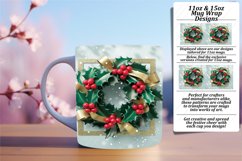 Charming 15oz Mug Wrap Png Artwork , 3D Xmas Product Image 1