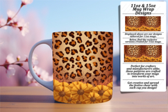 Gift 11oz Mug Wrap Png Design , Leopard Print Product Image 1
