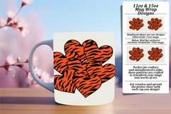 Classic Heart Mug Wrap Pattern Sublimation 11oz 15oz Product Image 1