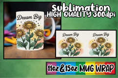 Radiant evenings 11oz 15oz sublimation wrap, Flowers Quote Product Image 1