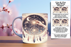Magical 11oz Mug Wrap Png Design , Mystic Product Image 1