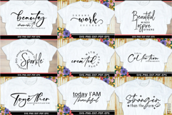 Girl &amp; women Inspirational motivational quotes Shirt bundle Product Image 16