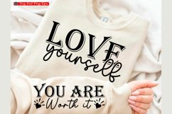 Valentine Sleeve SVG t-shirt Design Valentine Love Svg XOXO Product Image 1