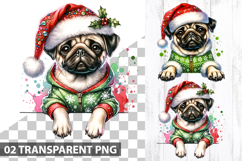 Christmas Sublimation Clipart Bundle - Christmas PNG files Product Image 16