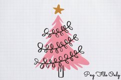 Minimalist Christmas Tree Sublimation Product Image 1