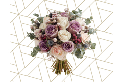Whimsy Winter Florals Clipart PNG, Christmas Png Clipart Product Image 3