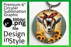 Lovely Round Design for Keychains , Cute Animals Product Image 1